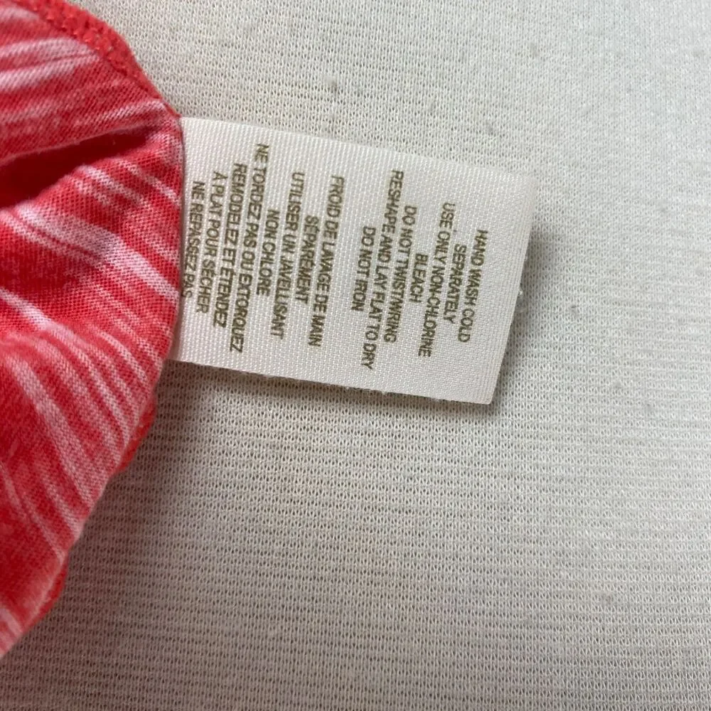 Free People Anthropologie Stripe Knit Tank Top XS Racerback Boho Festival Travel